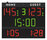FC54H25 Tabellone segnapunti multisport, per utilizzo multidisciplinare (pallacanestro, pallavolo, calcio a 5, ecc.)., cifre H25cm_front